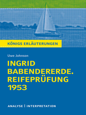 cover image of Ingrid Babendererde. Reifeprüfung 1953
